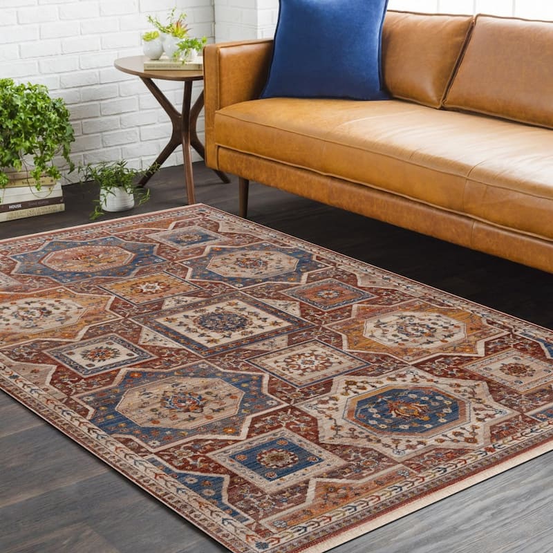 Tacab Southwestern Area Rug By HomeRoots - 8' x 10'