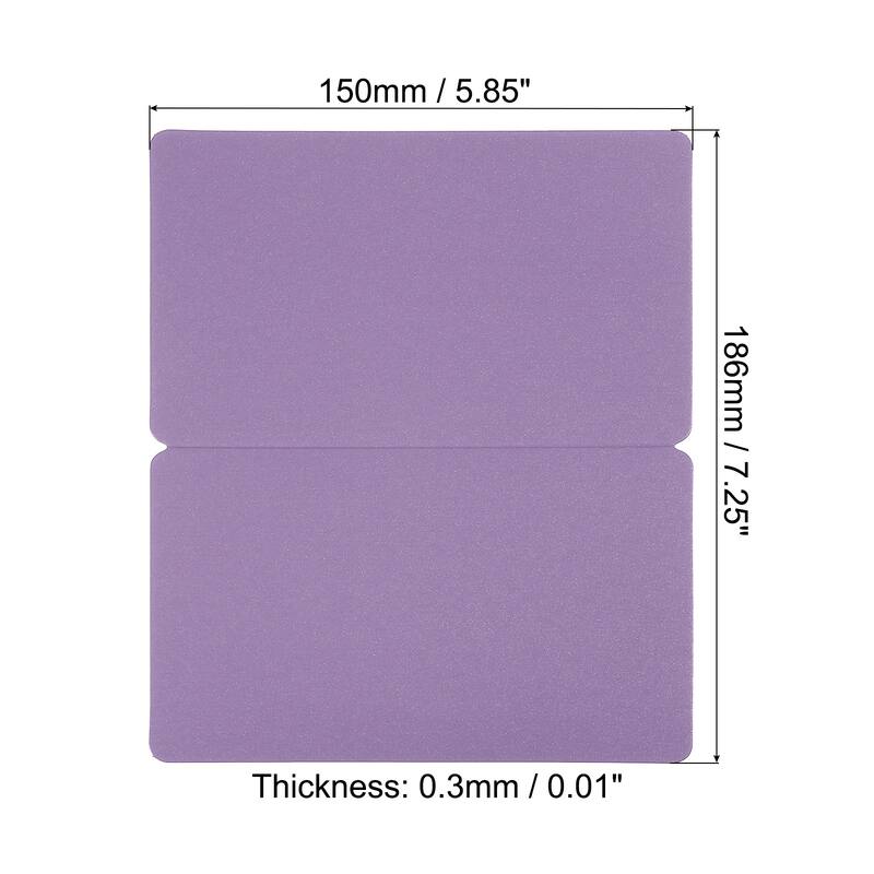 Blank Greeting Cards,50Pcs Favor Decor Foldable Card Pearlescent Paper - Purple
