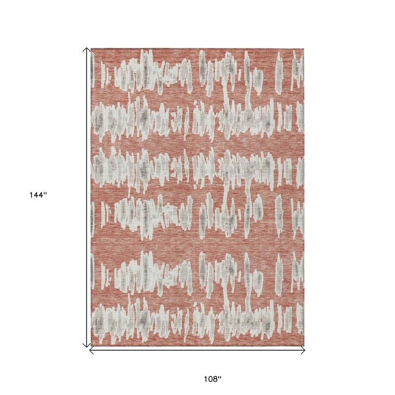 HomeRoots Striped Transitional Rectangle Outdoor Rug