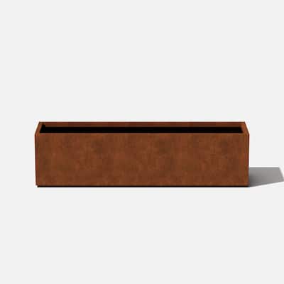 Corten Steel Window Box Planter-