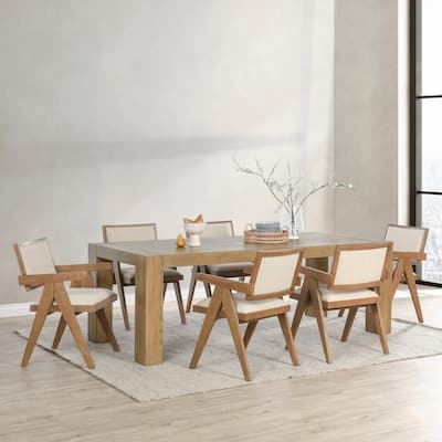 Classic Home Kingston 89" Reclaimed Oak Dining Table