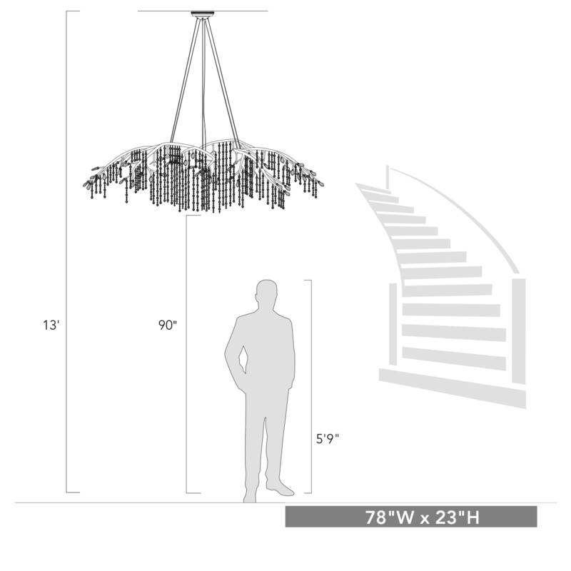 Golden Lighting Autumn Twilight Mystic Gold 24-light Chandelier