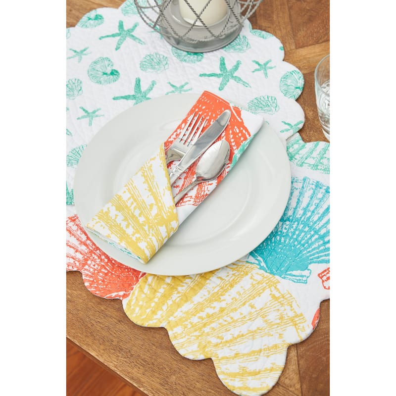 Captiva Island Cotton Reversible Napkin Set of 6 - Set of 6