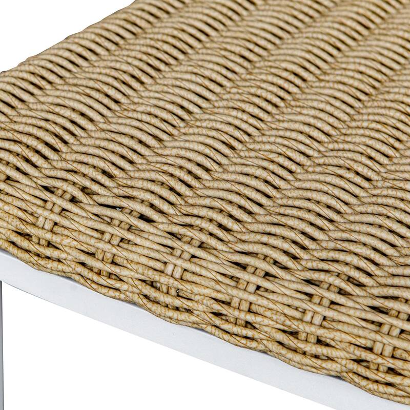 Uttermost Calbas White Outdoor Stool
