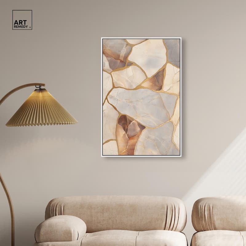 Textured Earthy Tones II Canvas by Art Remedy
