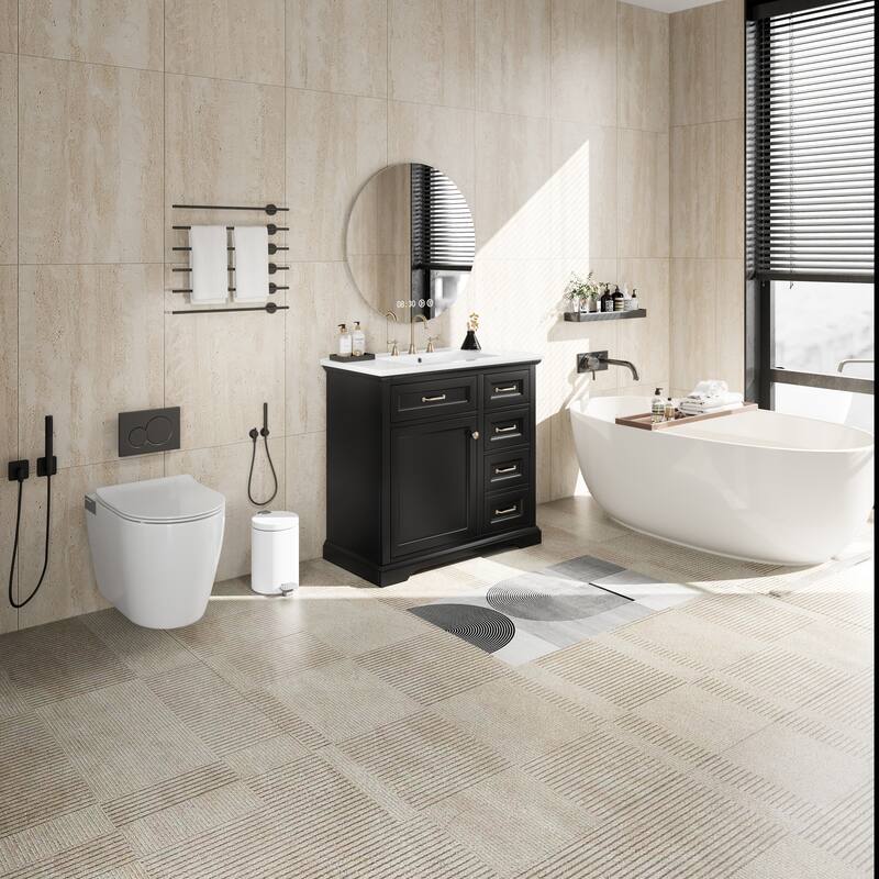 Christopher Knight Home 36" Bathroom Vanity for Elegant Storage and Style