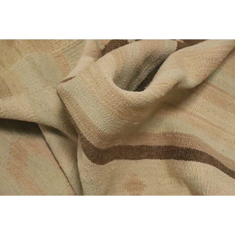 Hand Woven Oriental 100% Wool Carpet Southwestern Tribal Green Kilim Area Rug - 8' 5'' X 5' 2''