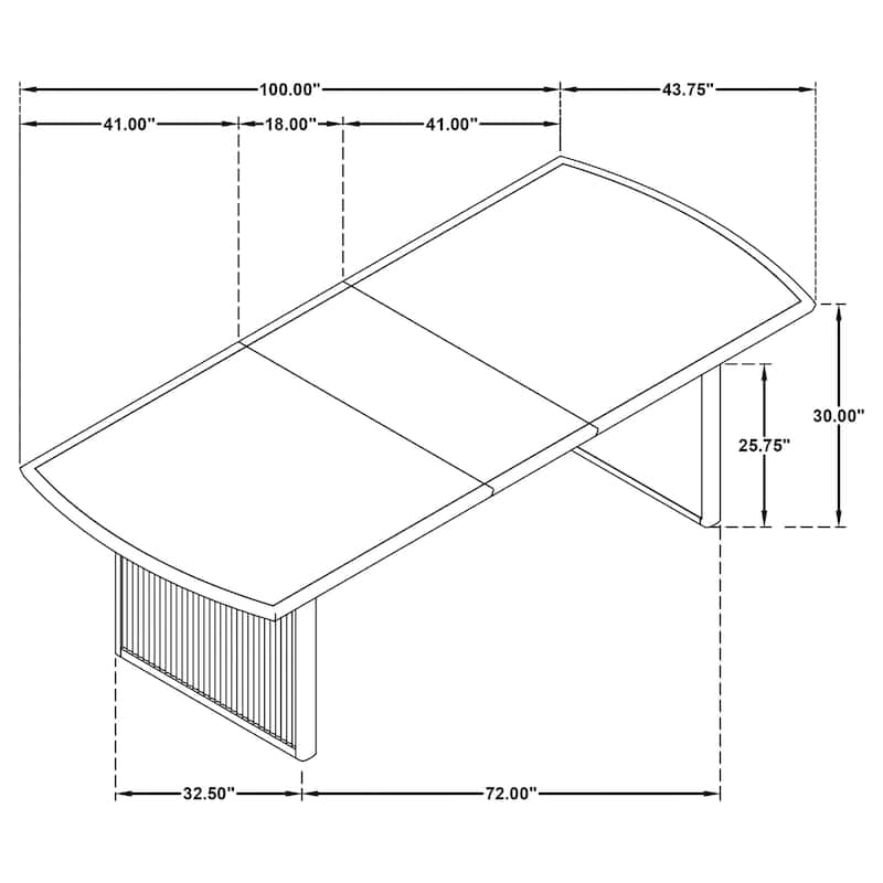 Brookmead Extension Leaf Dining Table Set Black