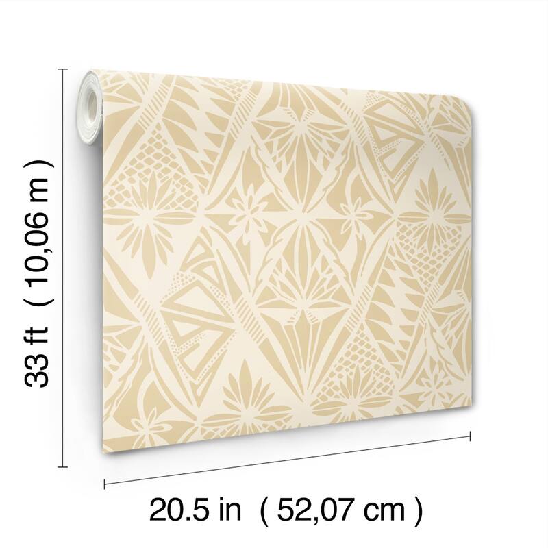 A-Street Prints Urbane Yellow Diamonds Wallpaper