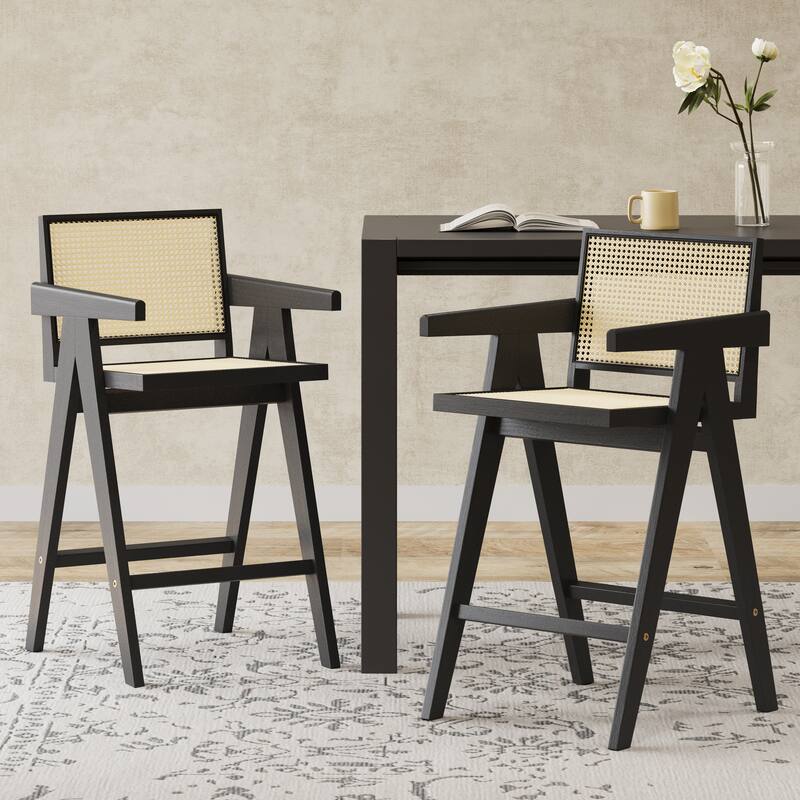 Minimalist Bar Stool Side Dining Chair Set of 2