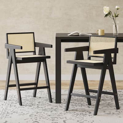 Minimalist Bar Stool Side Dining Chair Set of 2