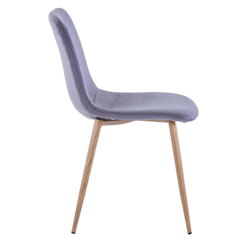 Gray Dining Chair Set of 4 Dining Table Chair Living Room Side Chair