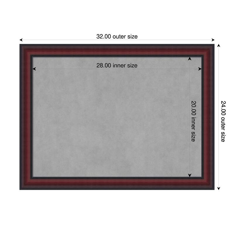 Amanti Art Dalat Black Framed - 32 x 24 in - Dalat Cherry