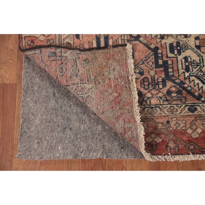 Geometric Bakhtiari Persian Antique Area Rug Wool Carpet - 4'1"x 6'6"