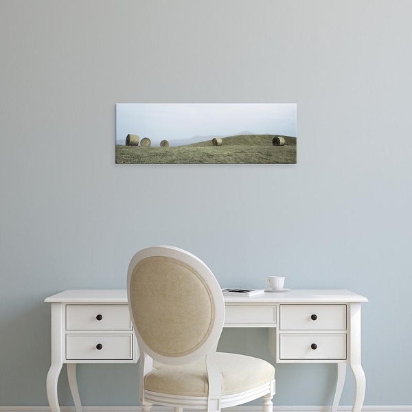 Easy Art Prints Alan Blaustein's 'Haystacks Tuscany #1' Premium Canvas Art