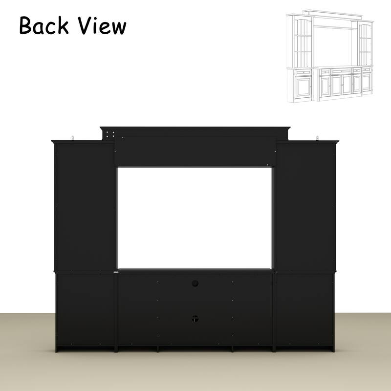 Entertainment Wall Unit /Bridge Multifunctional TV Stand Console Table