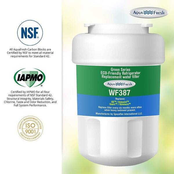 Replacement Water Filter For Ge Gss25gshss Refrigerator Water Filter By Aqua Fresh 2 Pack Green Overstock 22981983