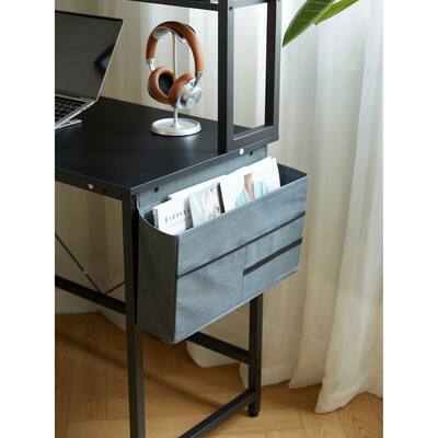 L-Shaped Computer Desk with Storage