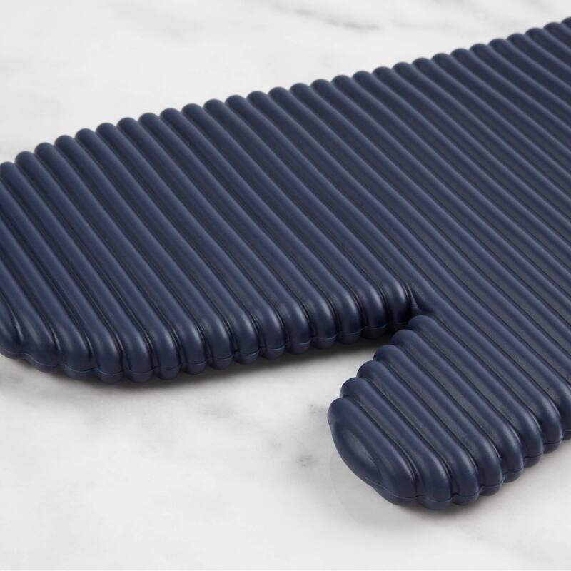 KitchenAid Ribbed Soft Silicone Oven Mitt 2-Pack Set, 7.5"x13"