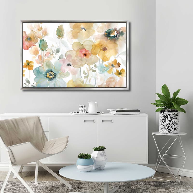 "Soft Spring I" by Carol Robinson Print on Floating Canvas