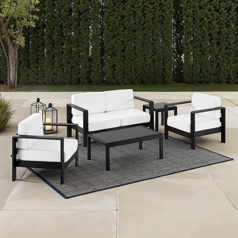 Linon Nordwind Aluminum Outdoor 5-Piece Patio Set