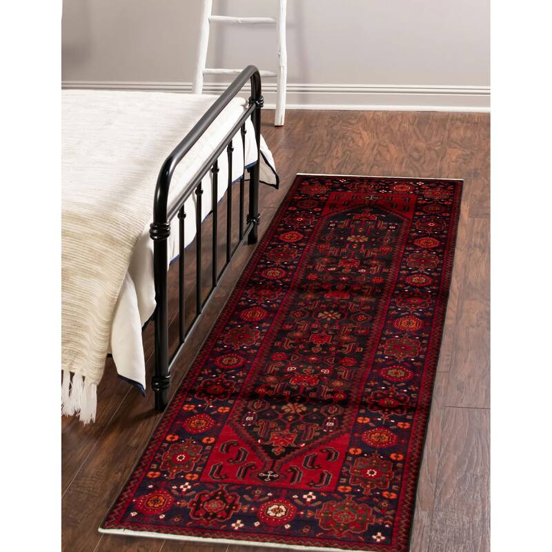 ECARPETGALLERY Hand-knotted Anadol Black Wool Rug - 4'0 x 10'5