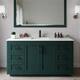 Option Green / Giotto Quartz Top / Matte Black Hardware