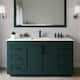 Option Green / Giotto Quartz Top / Matte Black Hardware