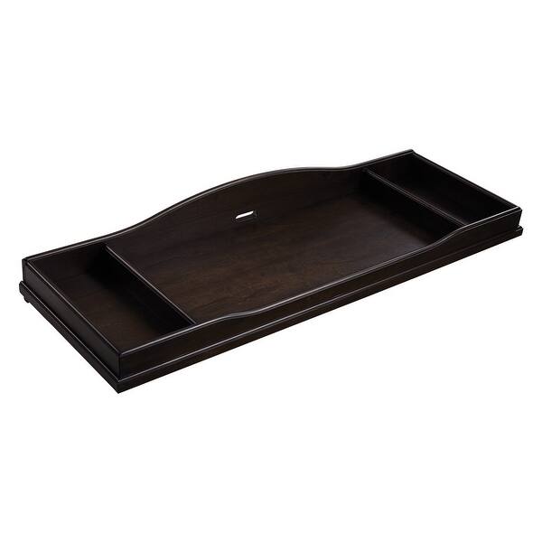 slide 2 of 6, Baby Cache Glendale Changing Topper Charcoal Brown
