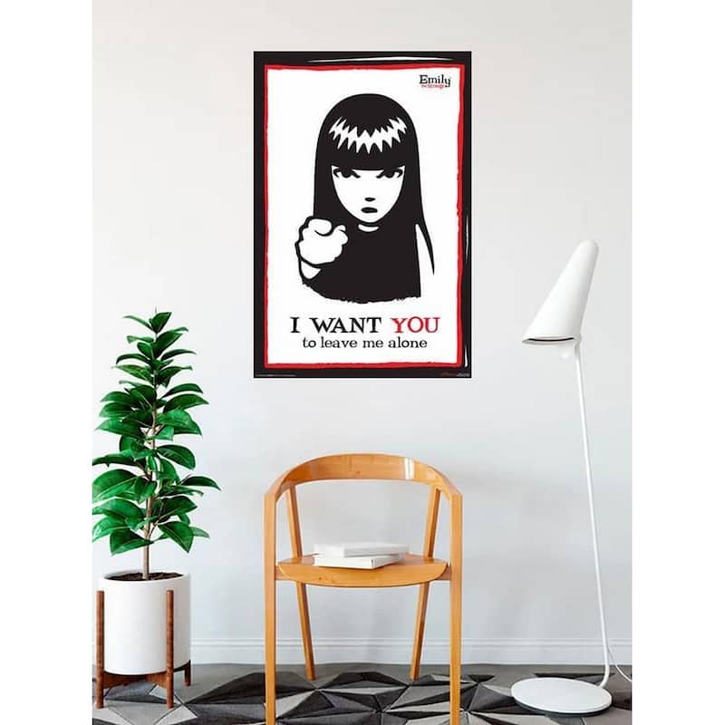 Emily the Strange I Want You Art Poster - 24 x 36 Inch
