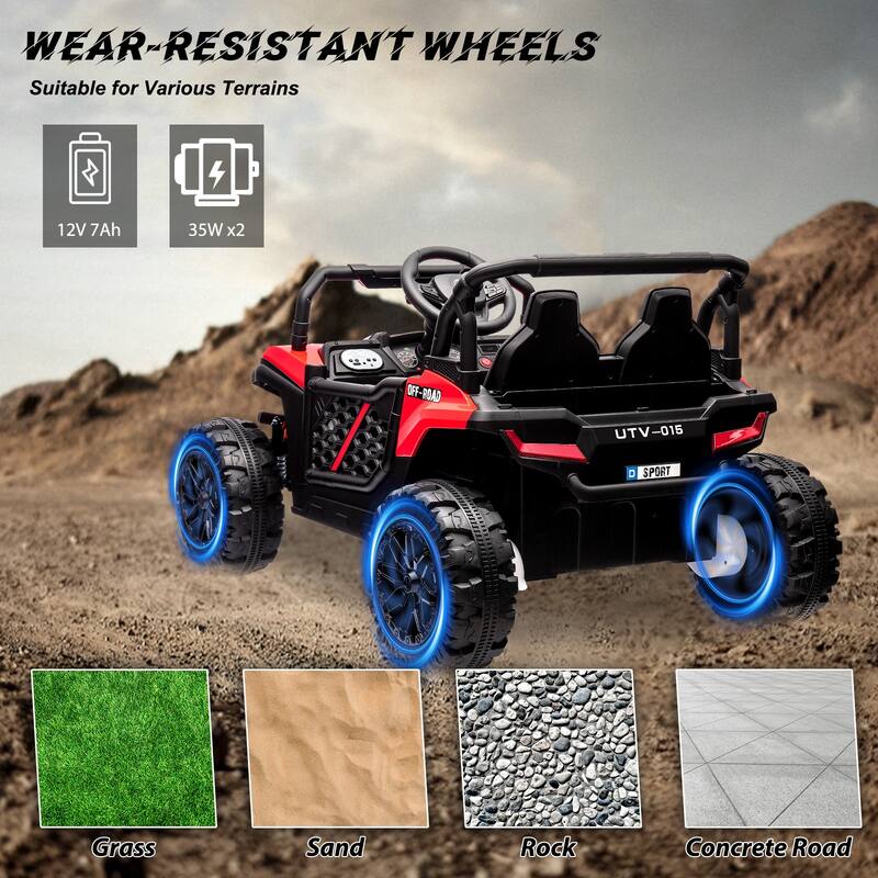 12V 7AH Kids Electric UTV with Remote Control