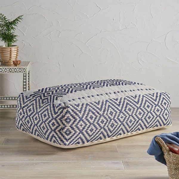 Boho Rectangular Bean Bag Ottoman Bed Bath & Beyond 37211178