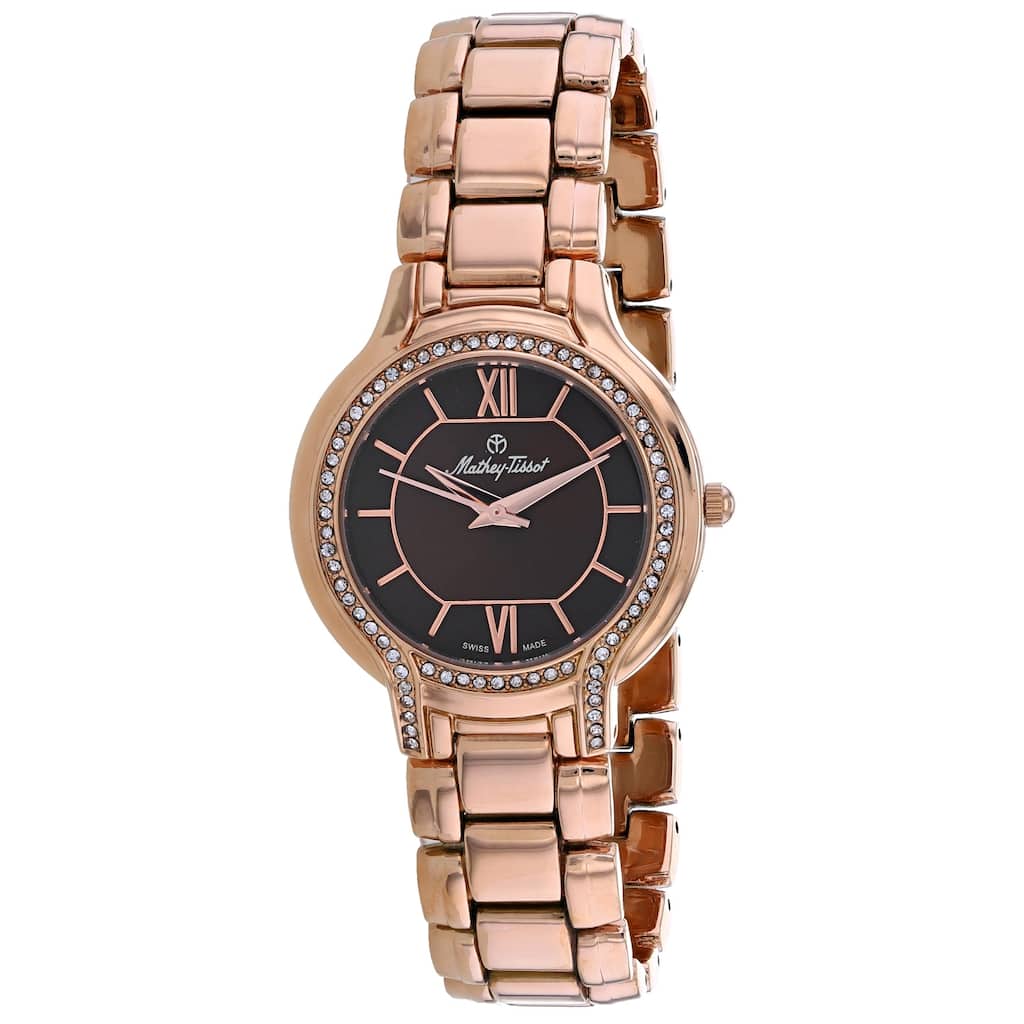 Mathey Tissot Women's Classic Brown Dial Watch - D2781PM - 6 (36)