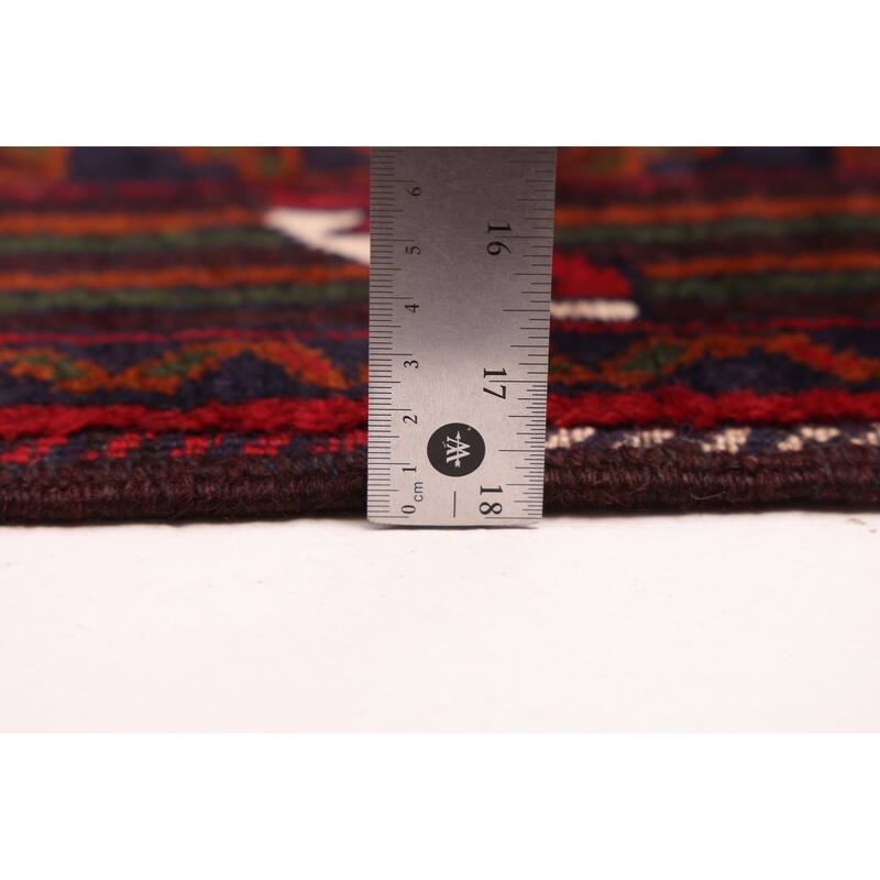 ECARPETGALLERY Hand-knotted Teimani Dark Navy Wool Rug - 3'7 x 6'4