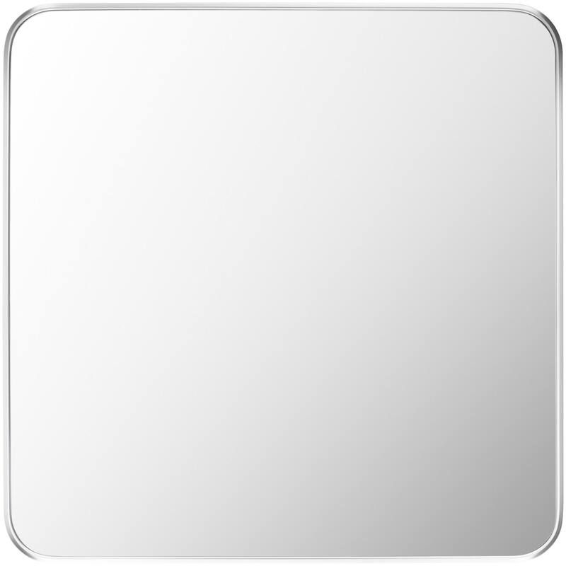 Livabliss Aranya Modern Aluminum Square Accent Mirror