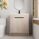 preview thumbnail 48 of 54, BNK 24''/30''/36'' Bathroom Vanity With Sink, Freestanding Bathroom Vanity with 2 Soft Close Doors and 1 Shelf Plain Light Oak - 30''W