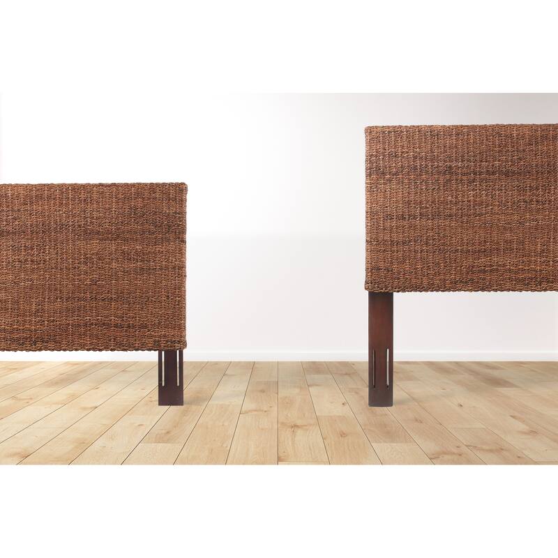 Ashbury Woven Wicker Rattan Abaca Headboard