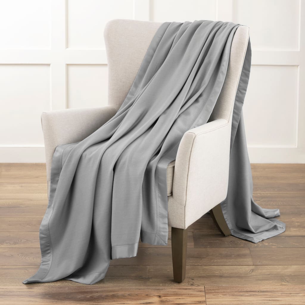 Atelier Martex "Oversize" Bed Scarf / Throw in Silver