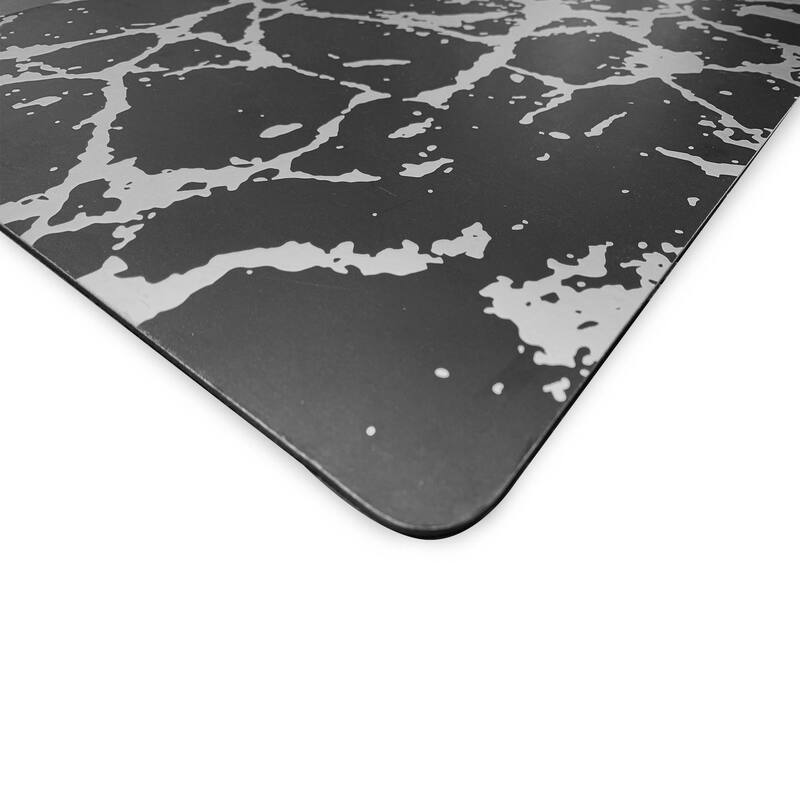 Dainty Home Marble Thick Cork Printed Rectangular Placemat Set