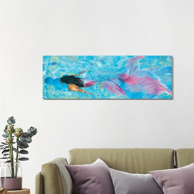 iCanvas "Mermaid" by Lisa Robinson Canvas Print - 16x48x1.5