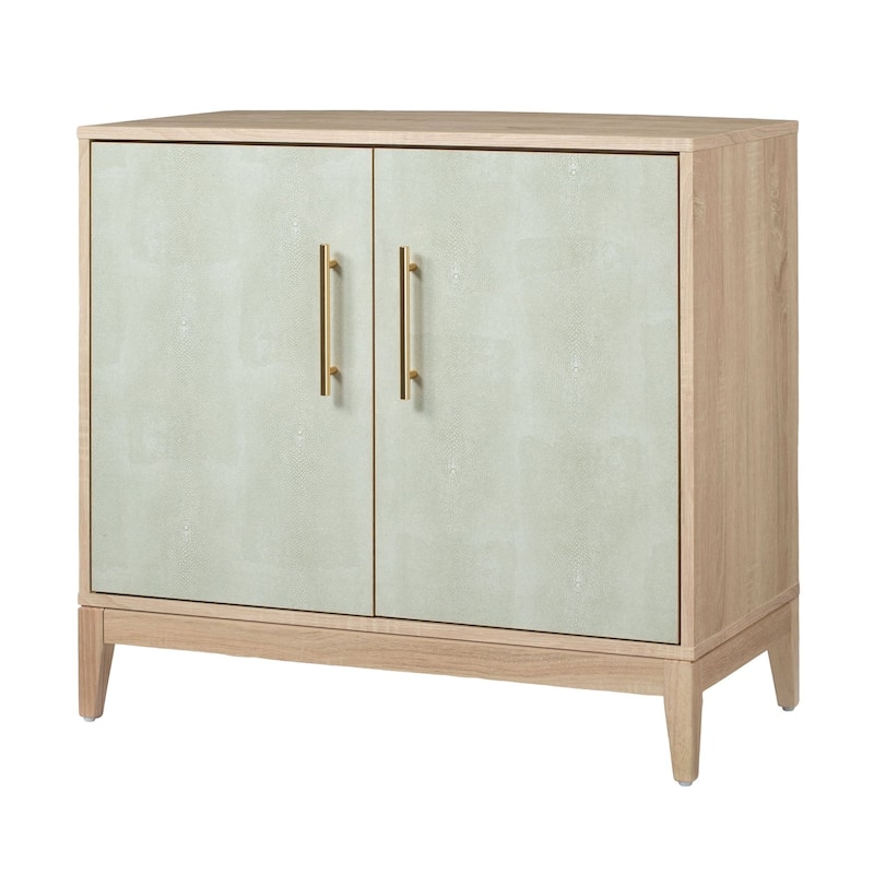 Sango Shagreen 2 Door Cabinet - Natural, Stylish and Functional Storage