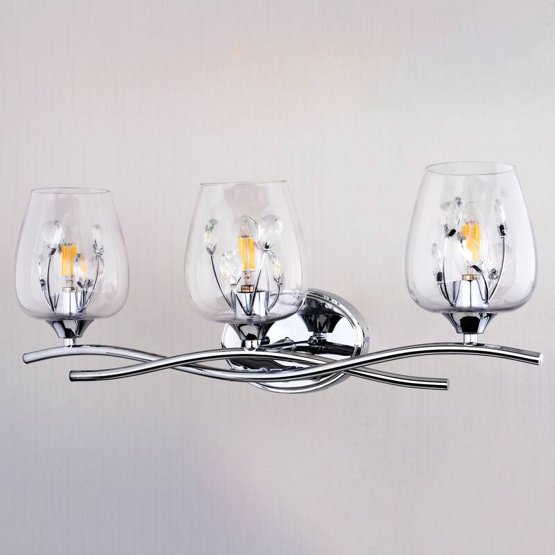 Vaxcel Lighting W0512 Wilmette 3 Light 24" Wide Vanity Light