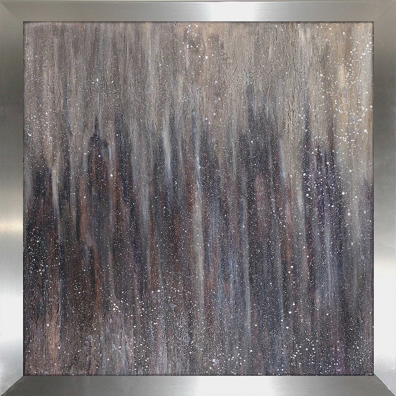 "Downtown Blizzard (Square)" Print on Acrylic