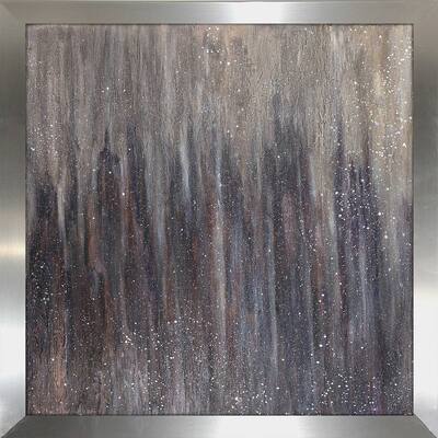 "Downtown Blizzard (Square)" Print on Acrylic