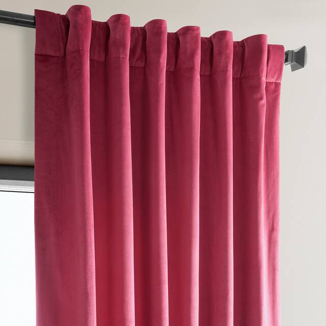 Exclusive Fabrics Heritage Plush Velvet Curtain (1 Panel)