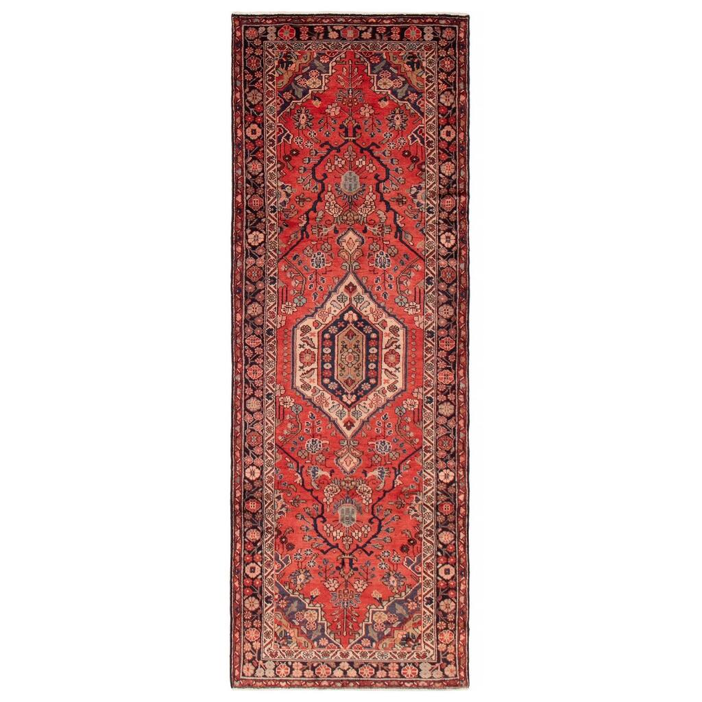 ECARPETGALLERY Hand-knotted Andelz Copper Wool Rug - 3'6 x 10'0