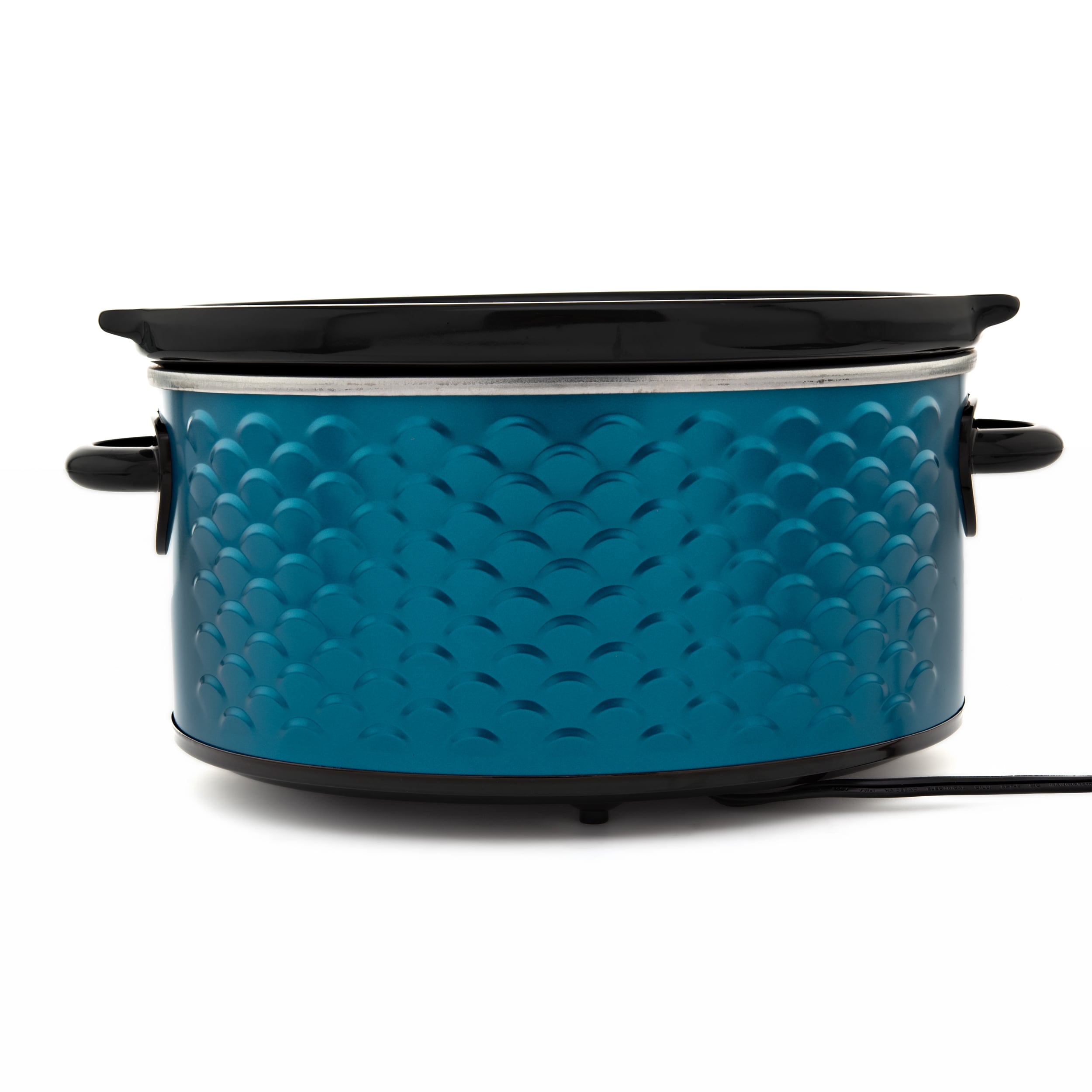 Brentwood Scallop Pattern 4.5 Quart Slow Cooker in Stainless Steel - Bed  Bath & Beyond - 33685356