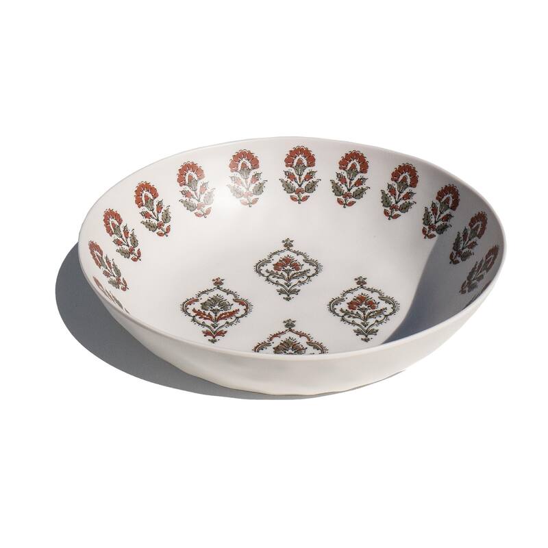 Abode Homewares Kashmir NewWave Melamine Low Bowl - 9.1" - Set of 6