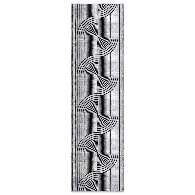 Contemporary Arch Knot Design Area Rug