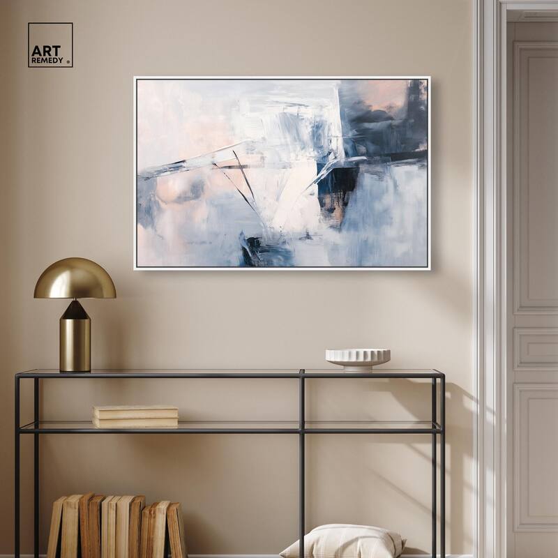 Blue Rapture I Canvas by Art Remedy